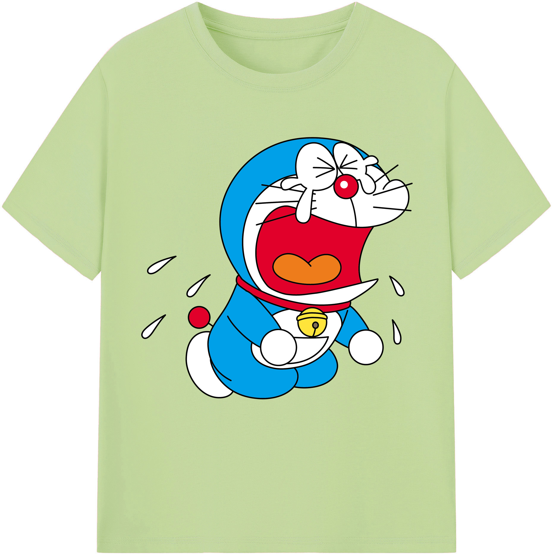 （画像用） ドラえもん Doraemon 綿100％半袖Tシャツ（フロントプリント）